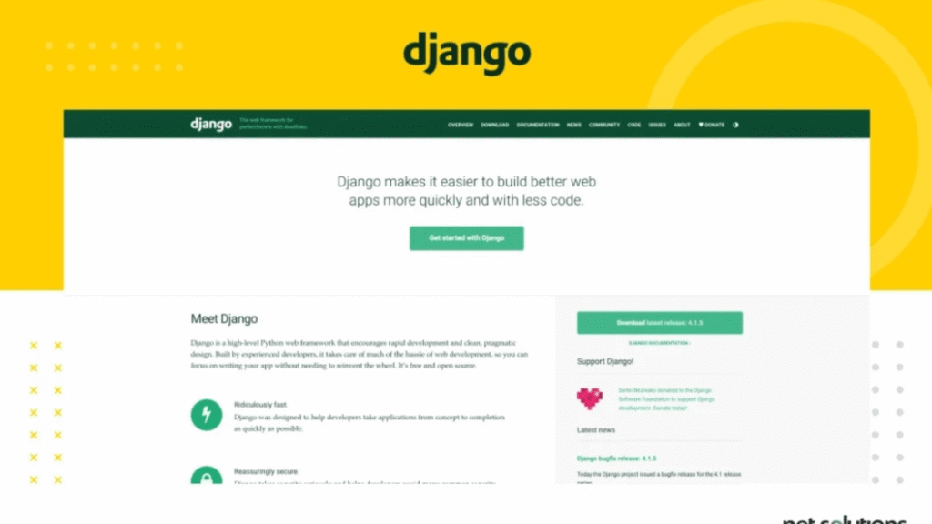 Django is a high-level Python web framework